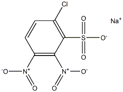 6-Chloro-2,3-dinitrobenzenesulfonic acid sodium salt Struktur