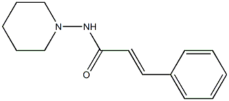 N-Piperidino-3-phenylpropenamide Struktur