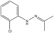 1-(2-Chlorophenyl)-2-isopropylidenehydrazine Struktur