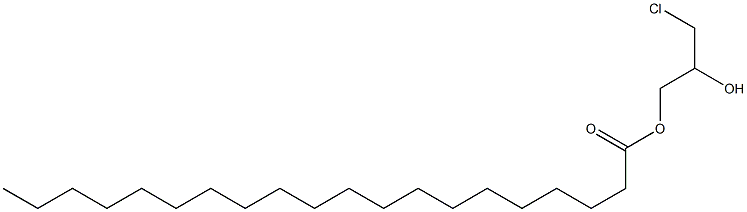 Icosanoic acid 3-chloro-2-hydroxypropyl ester Struktur