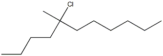 5-Chloro-5-methylundecane Struktur