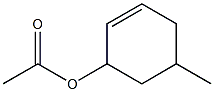 5-Methyl-2-cyclohexen-1-ol acetate Struktur