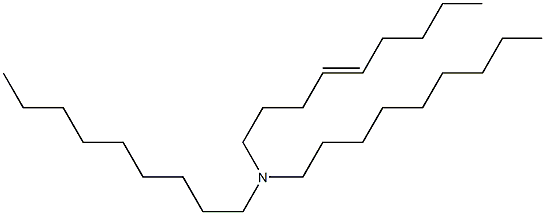 N,N-Dinonyl-4-nonenylamine Struktur