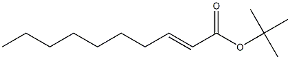 (E)-2-Decenoic acid tert-butyl ester Struktur