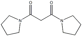 1,3-Dipyrrolizinopropane-1,3-dione Struktur