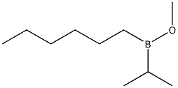 Hexylisopropyl(methoxy)borane Struktur