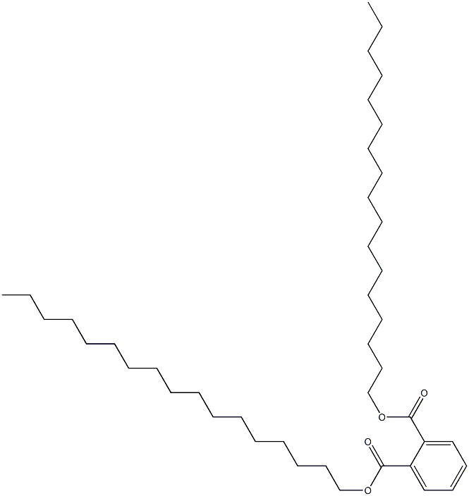 Phthalic acid diheptadecyl ester Struktur