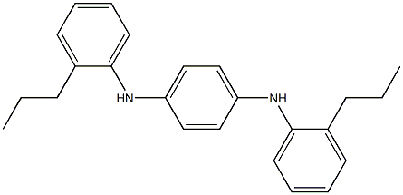 N,N'-Bis(2-propylphenyl)-p-phenylenediamine Struktur