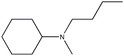 N-Methyl-N-butylcyclohexylamine Struktur