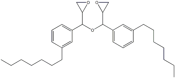 3-Heptylphenylglycidyl ether Struktur