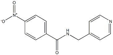 N-(4-Pyridinylmethyl)-4-nitrobenzamide Struktur