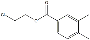 3,4-Dimethylbenzenecarboxylic acid 2-chloropropyl ester Struktur