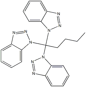 1,1,1-Tris(1H-benzotriazol-1-yl)pentane Struktur