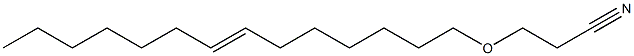 3-(7-Tetradecenyloxy)propiononitrile Struktur