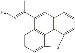 1-[1-(Hydroxyimino)ethyl]phenanthro[4,5-bcd]thiophene Struktur