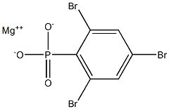 2,4,6-Tribromophenylphosphonic acid magnesium salt Struktur