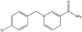 1-(4-Chlorobenzyl)-1,4-dihydropyridine-3-carboxamide Struktur