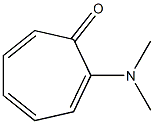 2-(Dimethylamino)-2,4,6-cycloheptatrien-1-one Struktur