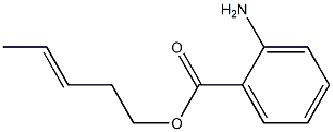 Anthanilic acid 3-pentenyl ester Struktur