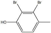 2,3-Dibromo-4-methylphenol Struktur