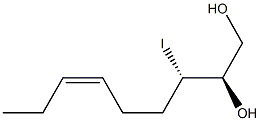 (2R,3S,6Z)-3-Iodo-6-nonene-1,2-diol Struktur