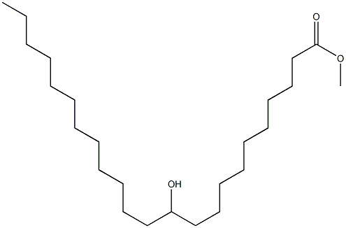 11-Hydroxytricosanoic acid methyl ester Struktur