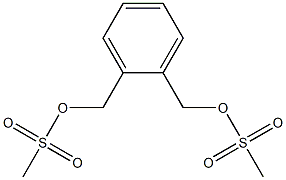 1,2-Bis[(methylsulfonyloxy)methyl]benzene Struktur