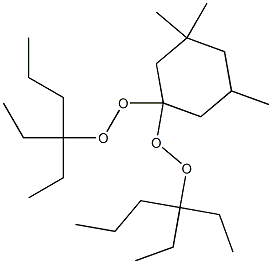 3,3,5-Trimethyl-1,1-bis(1,1-diethylbutylperoxy)cyclohexane Struktur