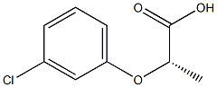 (2S)-2-(3-Chlorophenoxy)propionic acid Struktur