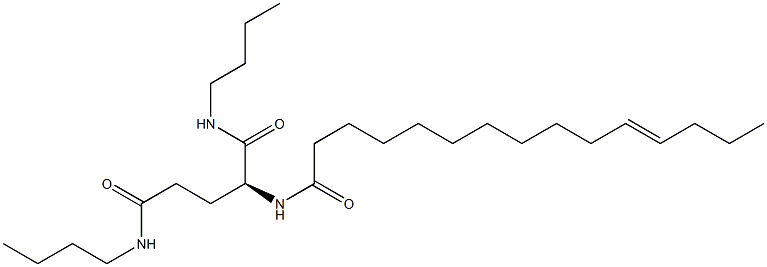 N2-(11-Pentadecenoyl)-N1,N5-dibutylglutaminamide Struktur