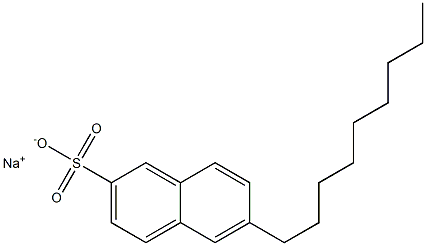 6-Nonyl-2-naphthalenesulfonic acid sodium salt Struktur