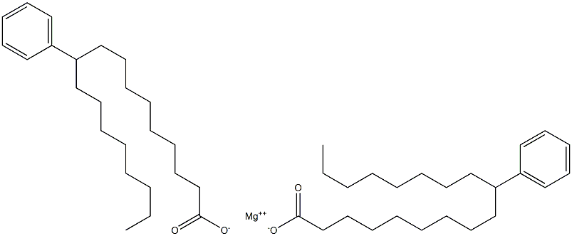 Bis(10-phenylstearic acid)magnesium salt Struktur