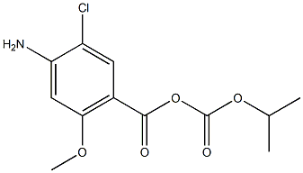 2-Chloro-5-methoxy-4-(isopropoxycarbonyloxycarbonyl)aniline Struktur