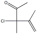 3-Chloro-3,4-dimethyl-4-penten-2-one Struktur