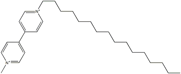 1-Hexadecyl-1'-methyl-4,4'-bipyridinium Struktur