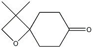 3,3-Dimethyl-1-oxaspiro[3.5]nonan-7-one Struktur