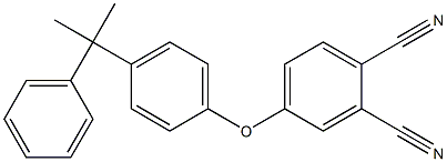 4-[4-(1-Methyl-1-phenylethyl)phenoxy]phthalonitrile Struktur