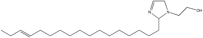 2-(14-Heptadecenyl)-3-imidazoline-1-ethanol Struktur