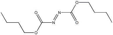 Diazene-1,2-dicarboxylic acid dibutyl ester Struktur