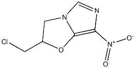 2,3-Dihydro-2-(chloromethyl)-7-nitroimidazo[5,1-b]oxazole Struktur