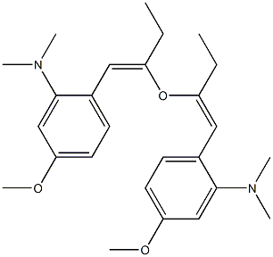 2-(Dimethylamino)ethyl[(Z)-p-methoxystyryl] ether Struktur