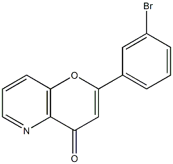 3'-Bromo-5-azaflavone Struktur