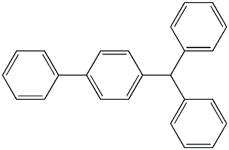 4-Benzhydrylbiphenyl Struktur