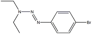 1-(4-Bromophenyl)-3,3-diethyltriazene Struktur