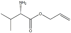 (2S)-2-Amino-3-methylbutanoic acid 2-propenyl ester Struktur