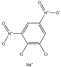 Sodium 6-chloro-2,4-dinitrophenolate Struktur