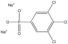 3,4,5-Trichlorophenylphosphonic acid disodium salt Struktur