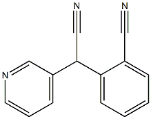 (2-Cyanophenyl)(3-pyridinyl)acetonitrile Struktur