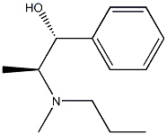 (1R,2S)-1-Phenyl-2-(ethyldimethylaminio)-1-propanol Struktur