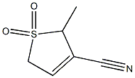 2,5-Dihydro-2-methyl-3-cyanothiophene 1,1-dioxide Struktur